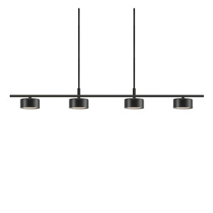 Lampa wisząca Clyde 4-rail Black Nordlux