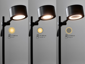 Lampa stołowa CLYDE Nordlux LED Metal Czarny