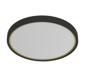Noxy Plafon do łazienki Black Nordlux