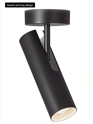 Plafon Nordlux MIB czarny metalowy GU10 LED dimmable