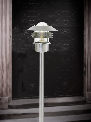 Lampa ogrodowa VEJE Nordlux E27 60W Stal nierdzewna Stal nierdzewna