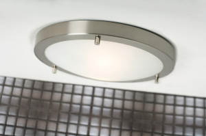 Lampy sufitowe ANCONA Nordlux E27 2X40W Metal Stal szczotkowana