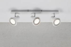 Lampa sufitowa EIK Nordlux GU10 3X35W Metal Biały
