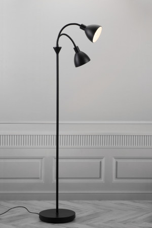 Lampa podłogowa RAY Nordlux E14 2X40W Metal Czarny