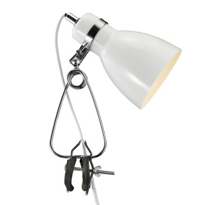Lampa stołowa CYCLONE Nordlux E14 15W Metal Biały