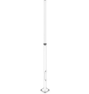 Lamppost 1255 Black O50 260-400Cm Revision Door