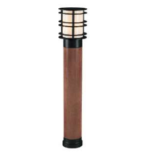 Słupek oświetleniowy STOCKHOLM 1429 czarny drewno RAL-9005 85cm 8,5W 3000K - NORLYS