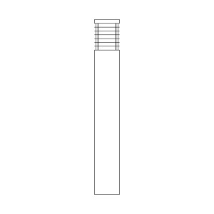 HALMSTAD 296 Black/Copper E27 Led 9W 85Cm
