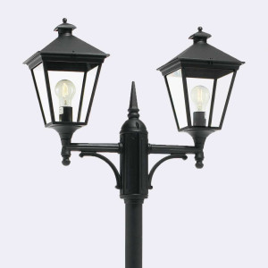 Latarnia ogrodowa LONDON IP54 2xE27 482BL Czarny - premium NORLYS