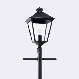 Latarnia ogrodowa / parkowa LONDON BIG 491BL czarna 1 x E27 - premium NORLYS