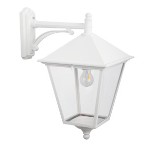 Kinkiet zewnętrzny IP54 LONDON BIG 493WH biały E27 - premium NORLYS