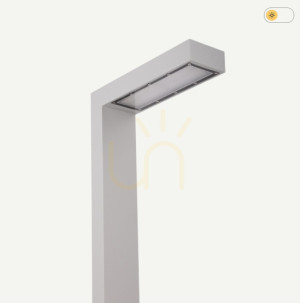 Latarnia ogrodowa / parkowa ASKER - premium - Pole 5126AL 18W 216 cm szary - NORLYS