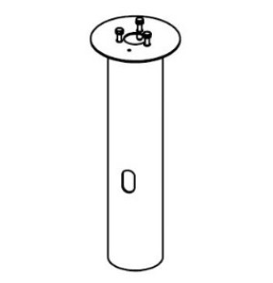 Metalowa podstawa do gruntu 6132 49cm - NORLYS