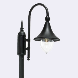 Latarnia ogrodowa Firenze 810BL E27 - czarna RAL-9005 - NORLYS