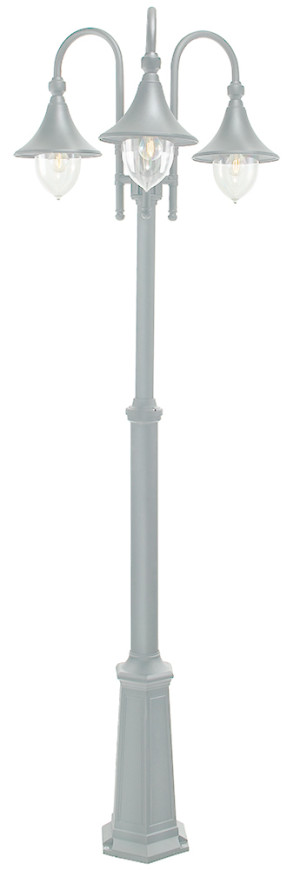 Latarnia parkowa/ogrodowa FIRENZE 830WH biała 3 x E27 - NORLYS