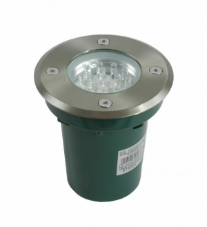 Lampa najazdowa LED SU-MA Leda ST 5024 srebrna 1W IP67 3000K 10,8 cm