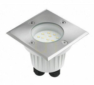 Lampa najazdowa SU-MA Leda ST 5024 B srebrna LED 1W IP67