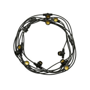 Girlanda 250 V Ip44 5000mm 10x E27 Czarny łączona