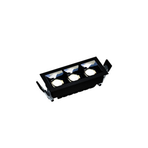 Grid Model M Oprawa Podtynkowa 47x45x106 Mm, 8 W, 45°, Kolor Czarny