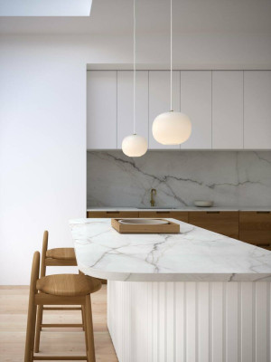 Lampa wisząca NAVONE DFTP E27 40W Szkło Biały