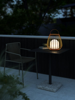 Lampa na baterie Jim Nordlux LED Metal Pomarańczowy