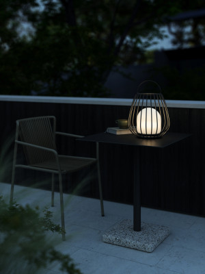 Lampa na baterie Jim Nordlux LED Metal Czarny