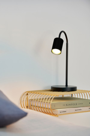 Lampa stołowa EXPLORE Nordlux GU10 7W Metal Czarny