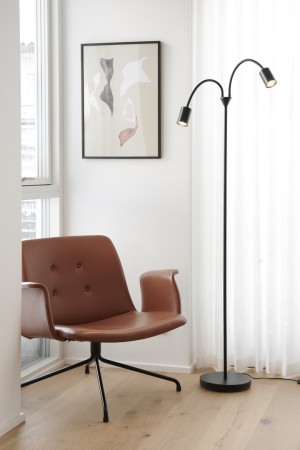 Lampa podłogowa EXPLORE Nordlux GU10 7W Metal Czarny