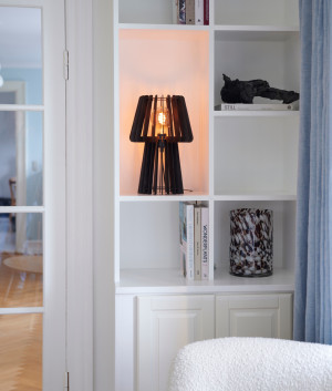 Lampa stołowa GROA Nordlux E27 40W Drzewo Czarny