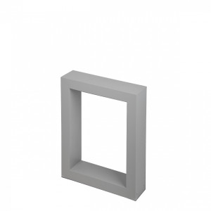 Słupek oświetleniowy HELLVIK 2401 6,9W 4000K aluminium RAL-9006 - NORLYS