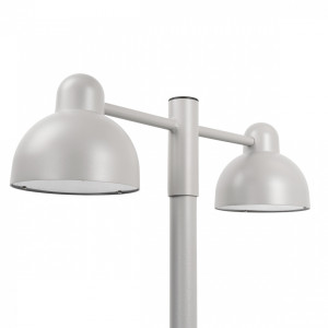 Latarnia Ogrodowa KOSTER Double Head 1179 Aluminium RAL-9006 - NORLYS
