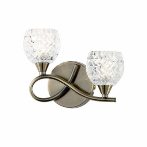 Lampa ścienna Boyer BOYER-2WBAB-L Endon