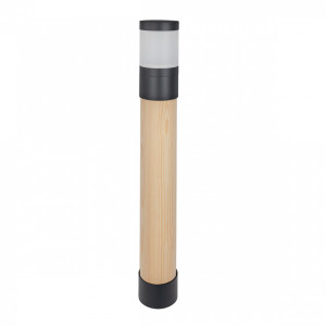 Słupek Oświetleniowy LILLESAND Wood 2338 Aluminium RAL-9006 - NORLYS