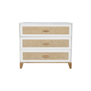 Nami Rattan Chest of Drawer - Neige