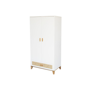 Nami Wardrobe Rattan - Neige