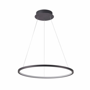 Czarna Lampa Wisząca Vinola LED