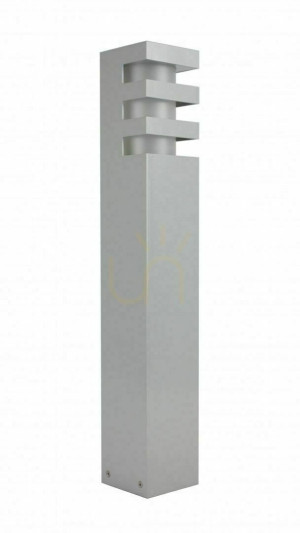 Słupek ogrodowy SU-MA RADO 2 AL srebrny 50 cm aluminium PMMA