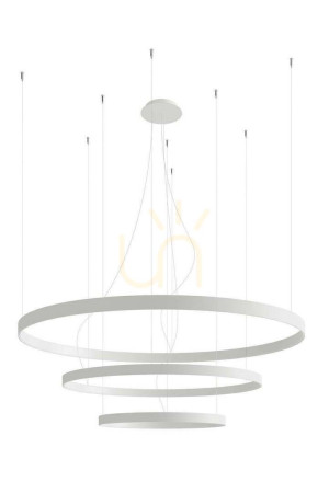Żyrandol RIO 3 55/78/110 biały LED 4000K - THORO
