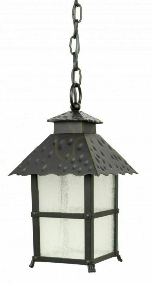 Lampa zewnętrzna wisząca SU-MA Cadiz czarna patynowana K 1018/1/Z