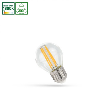 Led Kulka E 27 230 V 6 W Cog 1800 K Clear Spectrum