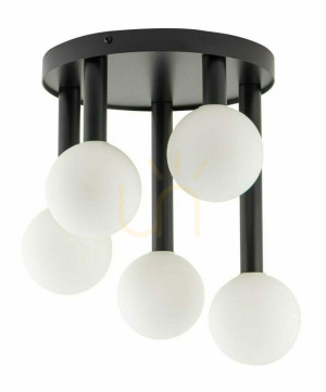 Plafon Sigma Perla 5 czarny 33485