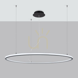 Żyrandol RISA 120 czarny LED 3000K - THORO