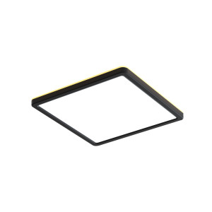 Czarny Nowoczesny Plafon Aleria LED