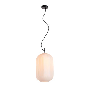 Czarna Lampa Wisząca Rues E27