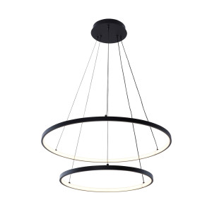 Lampa wisząca Zuma Line BRENO 18140BK-2 CZARNA