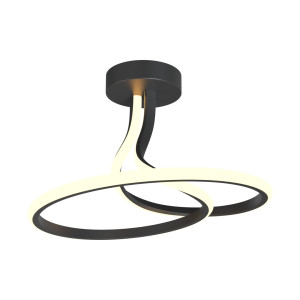 Lampa sufitowa Zuma Line CLINT MX6349-1-3BT CZARNA