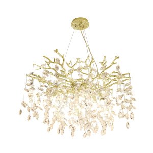 Lampa wisząca Zuma Line EGN MD4115-1- CINDY ZŁOTA (MD4115-1-EGN)