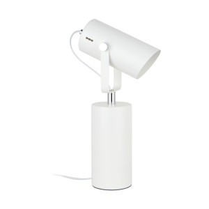 Lampa biurkowa Zuma Line MWH A2058- RESI BIAŁY MAT+CHROM+CHROM (A2058-MWH)