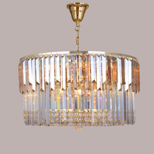 Lampa wisząca Zuma Line CAMILLE 19101/16 ZŁOTA