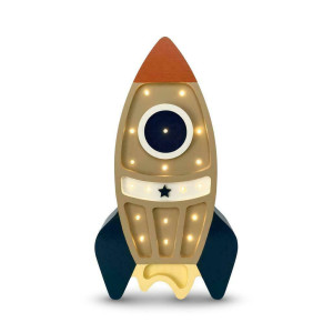 Lampa do pokoju dziecięcego Rocket Beige - ręcznie robiona